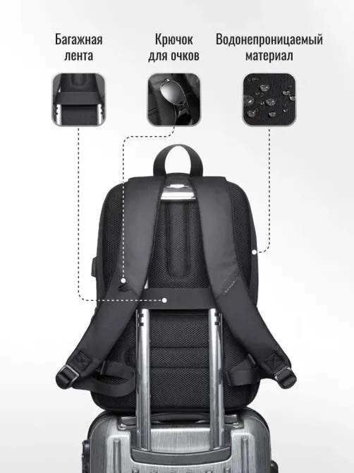 Рюкзак городской для ноутбука 15,6 Бишкек - изображение 3