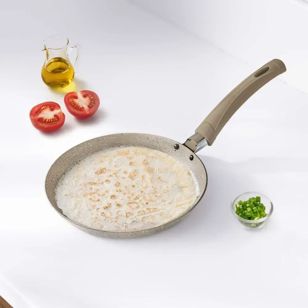 Сковорода для блинов Ozon home алюминий Бежевый, 22 см Бишкек - изображение 5