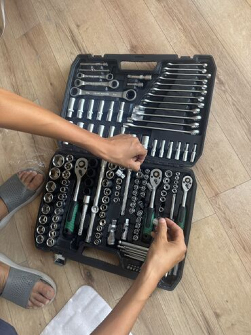 ????Набор ключ 151 предметов CRV фирма хорошего качества! . Доставка по Бишкек - изображение 5