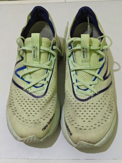 Мужские кроссовки, 43, New Balance, Б/у, цвет - Зеленый, Самовывоз Bishkek - photo 2