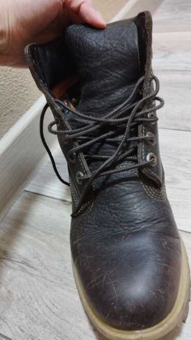 Мужские ботинки, 43, Timberland, Б/у, цвет - Коричневый, Самовывоз Бишкек - сүрөт 3