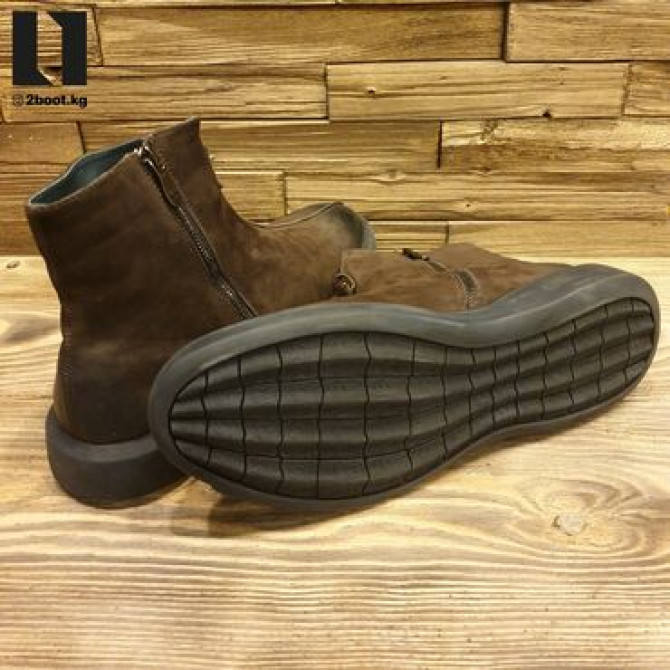 Ботинки мужские демисезонные еврозима, натуральная кожа "нубук" Бишкек - сүрөт 1