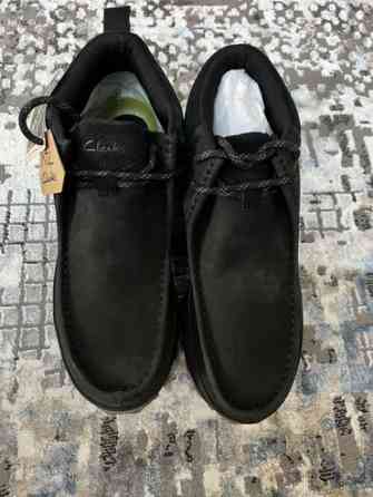 Мужские ботинки, 43, Clarks, Новый, цвет - Черный, Самовывоз Бишкек