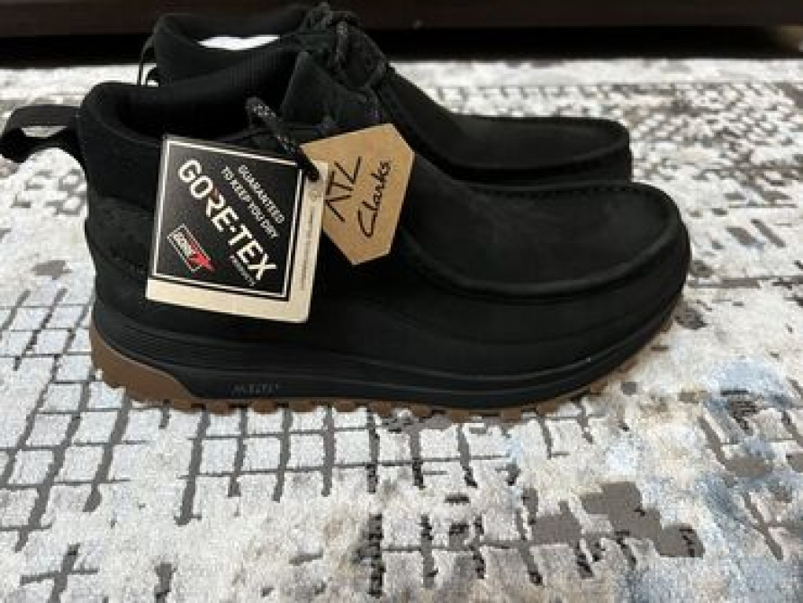 Мужские ботинки, 43, Clarks, Новый, цвет - Черный, Самовывоз Бишкек - сүрөт 1
