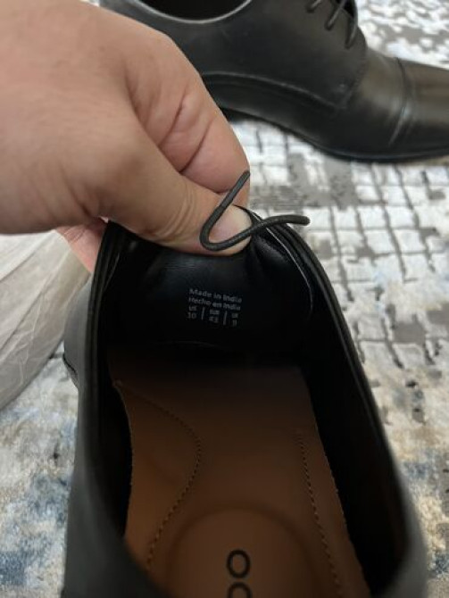 Мужские туфли, 43, Aldo, Новый, цвет - Черный, Самовывоз Бишкек - сүрөт 4