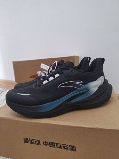 Мужские кроссовки, 43, Anta, Новый, цвет - Черный, Самовывоз, Платная доставка Бишкек - сүрөт 2