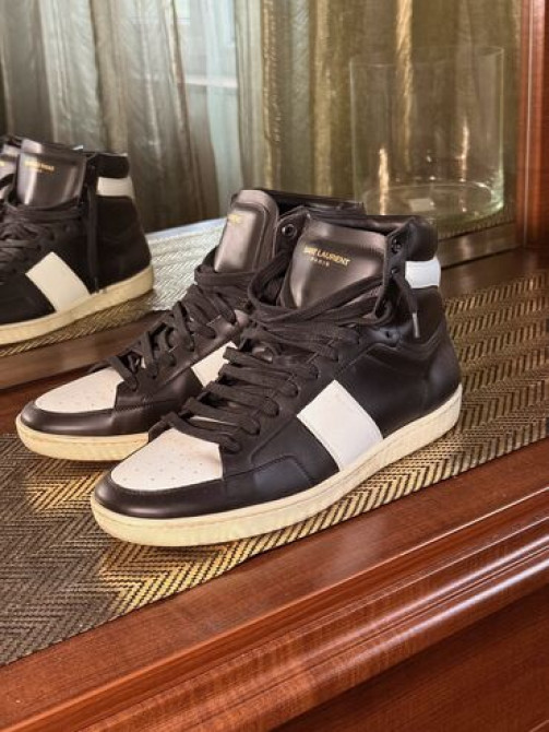 Мужские кроссовки, 43, Yves Saint Laurent, Б/у, цвет - Черный, Самовывоз Бишкек - сүрөт 4