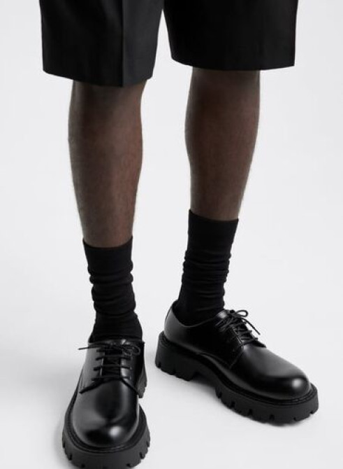 Мужские туфли, 43, Zara, Новый, цвет - Черный, Самовывоз Бишкек - сүрөт 2