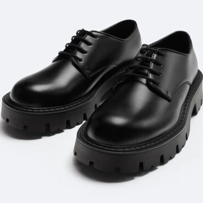 Мужские туфли, 43, Zara, Новый, цвет - Черный, Самовывоз Бишкек - сүрөт 5