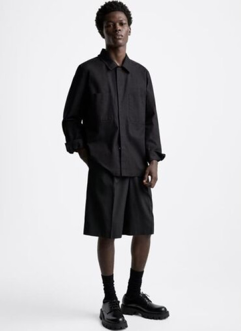 Мужские туфли, 43, Zara, Новый, цвет - Черный, Самовывоз Бишкек - сүрөт 1