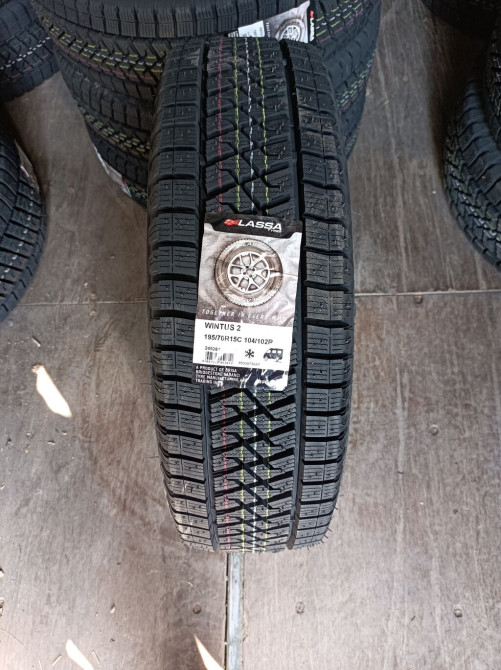 Шины 195 / 70 / R 15, Зима, Новый, Легкий коммерческий транспорт (C/LT), Турция, Lassa Bishkek - photo 1