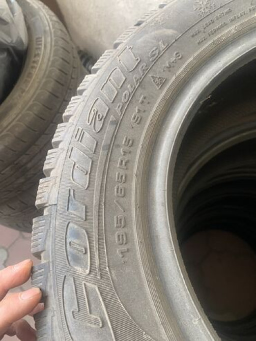 Шины 195 / 65 / R 15, Зима, Новый, Пара, Легковые, Россия Bishkek - photo 1