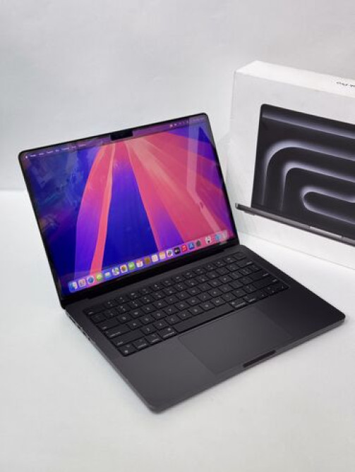 Ноутбук, Apple, 8 ГБ ОЗУ, Apple M3, 14 ", Новый, Для работы, учебы, память SSD Бишкек - изображение 3