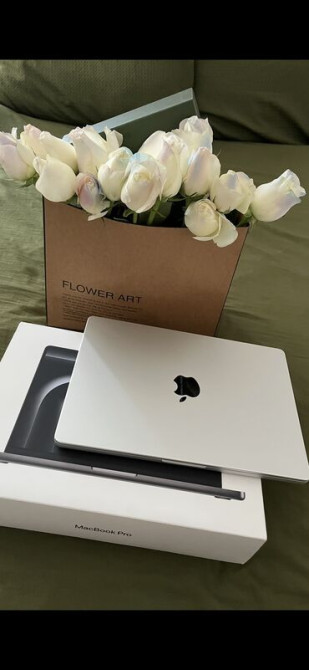 Ноутбук, Apple, 16 ГБ ОЗУ, Apple M1 Pro, 14 ", Для несложных задач, память SSD Бишкек - изображение 2