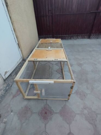 Клетка для птицы, цыплят и тд изготовленная из дерева и металлической Бишкек - изображение 7