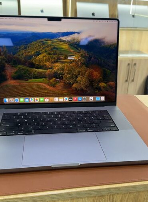 Ноутбук, Apple, 16 ГБ ОЗУ, Apple M1 Pro, 16 ", Б/у, Для работы, учебы, память SSD Бишкек - изображение 5