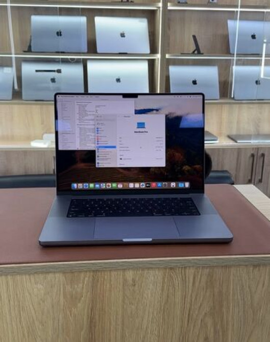 Ноутбук, Apple, 16 ГБ ОЗУ, Apple M1 Pro, 16 ", Б/у, Для работы, учебы, память SSD Бишкек - изображение 8