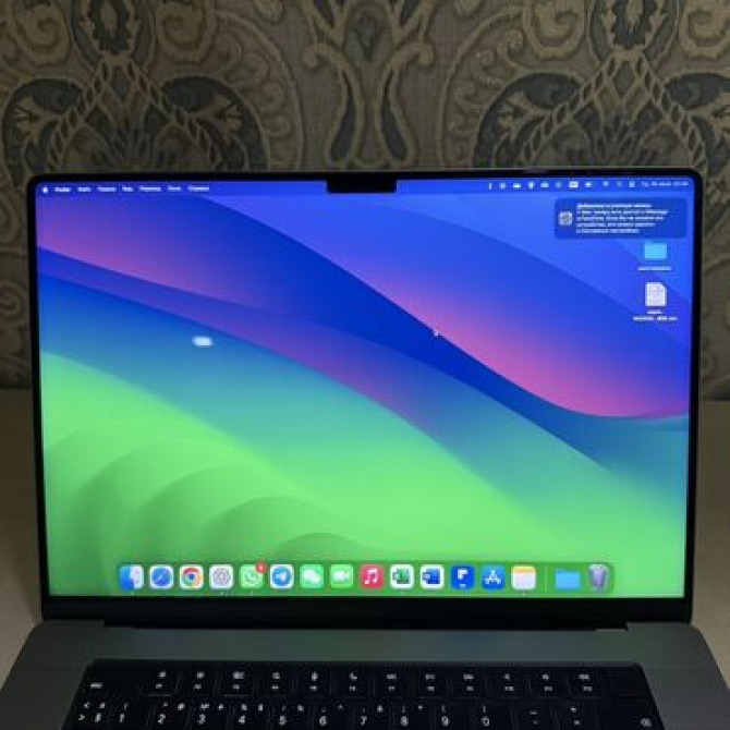 Ноутбук, Apple, 16 ГБ ОЗУ, Apple M1 Pro, 16 ", Для работы, учебы Бишкек - сүрөт 3