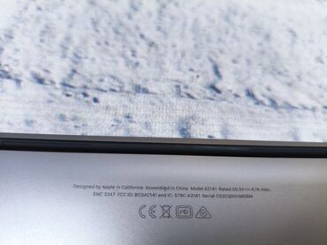 Ноутбук, Apple, 16 ГБ ОЗУ, Intel Core i7, 16 ", Для работы, учебы, память eMMC Кара-Балта - сүрөт 4