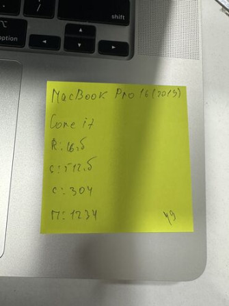 Ноутбук, Apple, 16 ГБ ОЗУ, Intel Core i7, 16 ", Б/у, Для работы, учебы, память SSD Бишкек - сүрөт 6