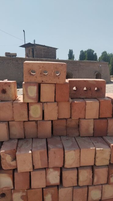 Пустотелый, дырчатый, Жженый кирпич, Полублок, 250×120×90 Бишкек - сүрөт 2