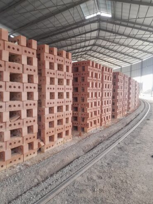 Пустотелый, дырчатый, Жженый кирпич, Полублок, 250×120×88 Бишкек - изображение 2