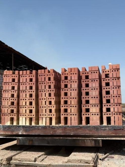 Пустотелый, дырчатый, Жженый кирпич, Полублок, 250×120×88 Бишкек - изображение 4