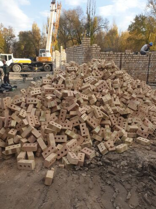Полнотелый, таблетка, Жженый кирпич, Полублок, 250×120×90 Бишкек - сүрөт 4