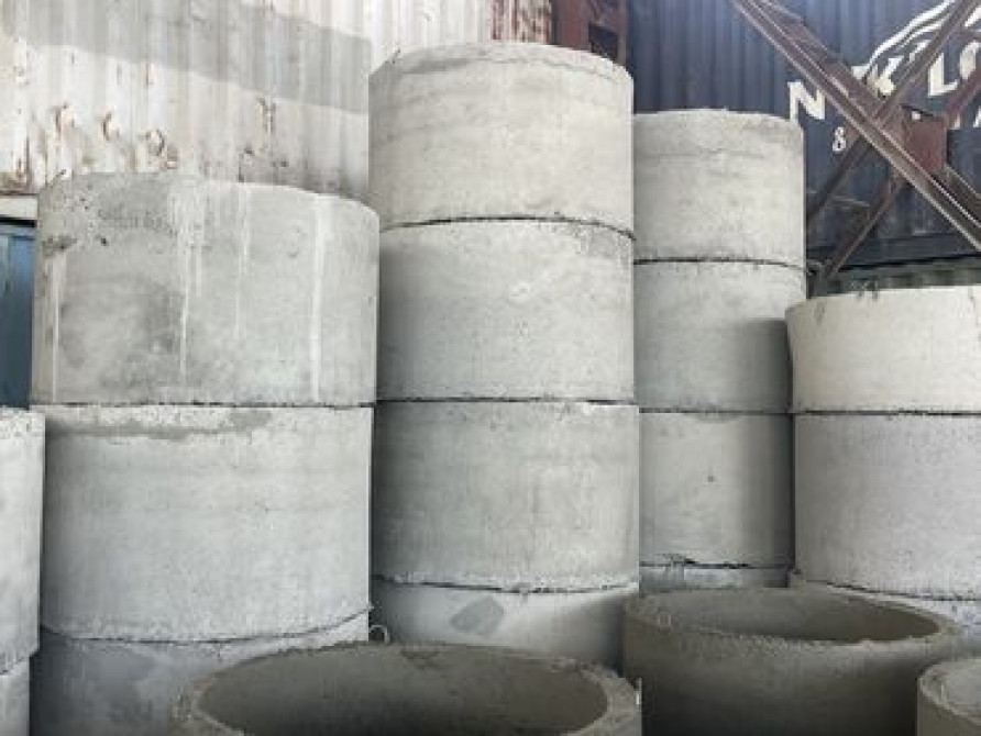 Бетонное кольцо для колодца. Подходит для строительства или ремонта Бишкек - сүрөт 1