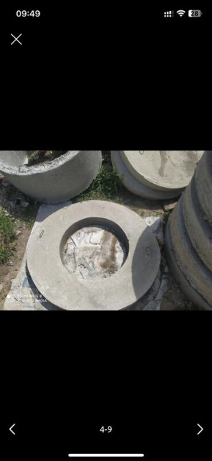 Бетонное кольцо для колодца. Подходит для строительства или ремонта Бишкек - сүрөт 5