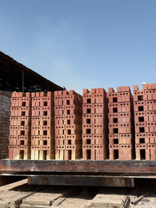 Пустотелый, дырчатый, Жженый кирпич, Полублок, 250×120×88 Бишкек - изображение 5