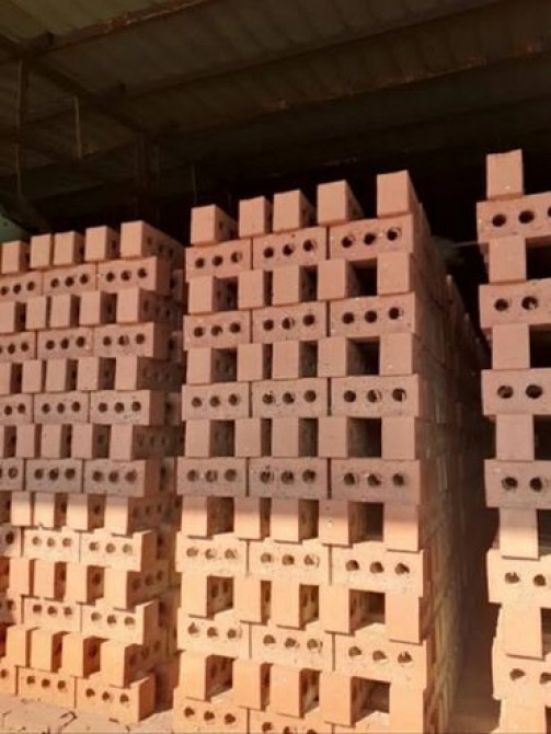 Пустотелый, дырчатый, Жженый кирпич, Полублок, 250×120×88 Бишкек - сүрөт 2