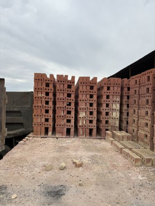 Пустотелый, дырчатый, Жженый кирпич, Полублок, 250×120×90 Бишкек - сүрөт 6
