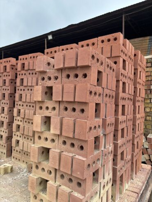 Пустотелый, дырчатый, Жженый кирпич, Полублок, 250×120×90 Бишкек - сүрөт 5