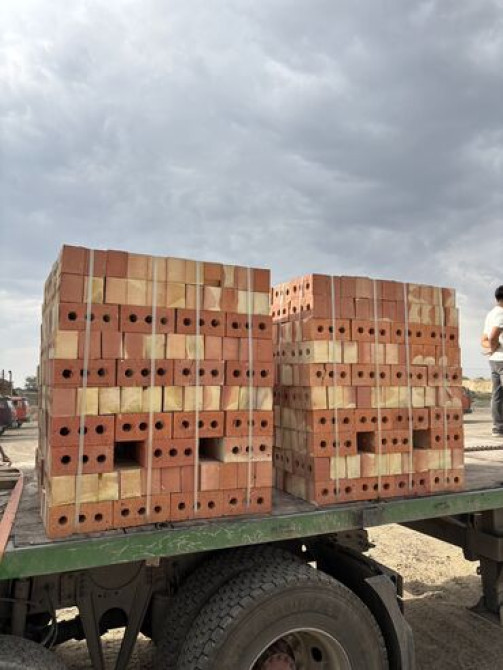 Пустотелый, дырчатый, Жженый кирпич, Полублок, 250×120×90 Бишкек - сүрөт 7