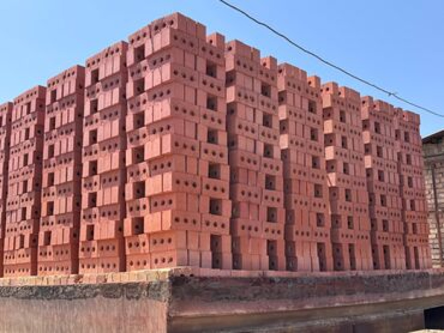 Пустотелый, дырчатый, Жженый кирпич, Полублок, 250×120×90 Бишкек - изображение 4