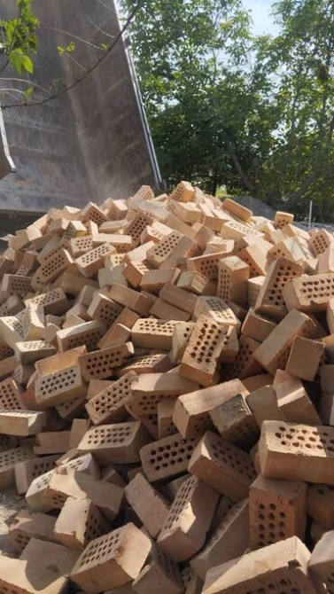 Пустотелый, дырчатый, Жженый кирпич, Полублок, 250×120×90 Бишкек - сүрөт 2