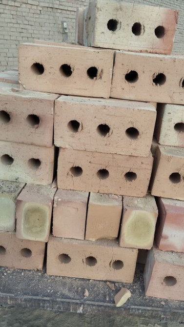 Пустотелый, дырчатый, Жженый кирпич, Полублок, 250×120×90 Бишкек - изображение 3