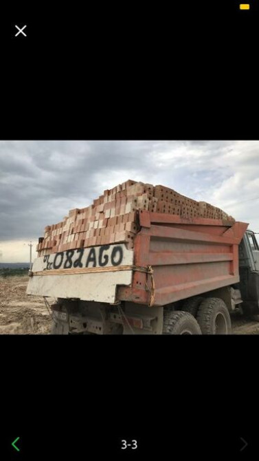 Пустотелый, дырчатый, Прессованная кирпич, Полублок, 250×120×88 Бишкек - изображение 2