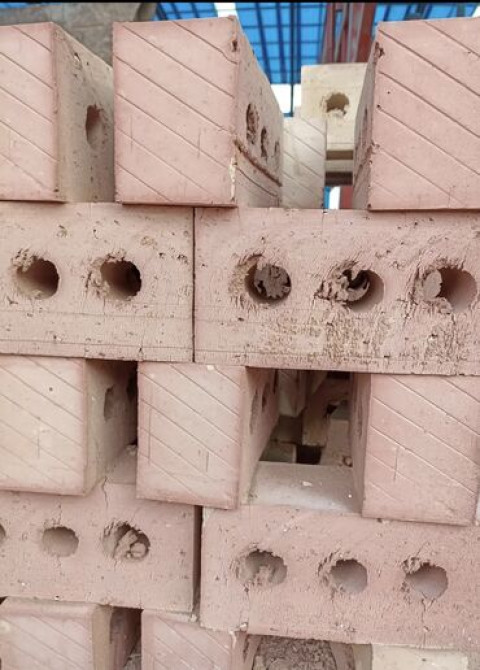 Пустотелый, дырчатый, Прессованная кирпич, Полублок, 250×120×88 Бишкек - изображение 5