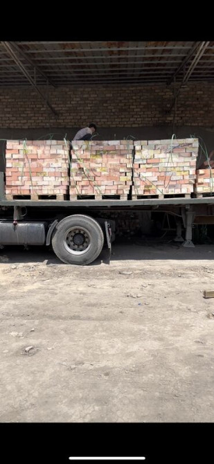 Кирпич, кирпич поддон, кирпич в палетах, кирпич в полетах, кирпич в Бишкек - сүрөт 1