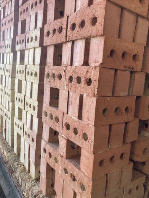 Пустотелый, дырчатый, Жженый кирпич, 250x120x90 Бишкек - сүрөт 6
