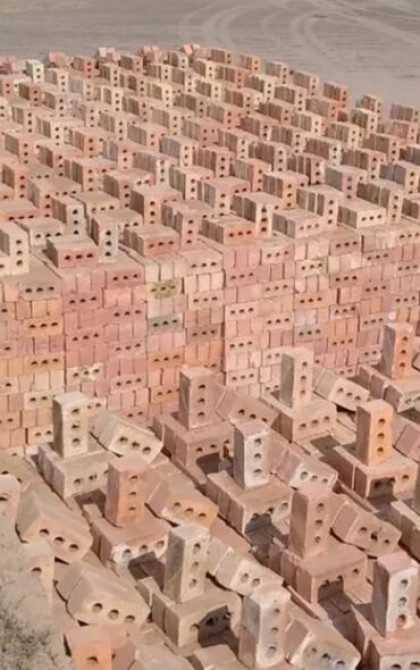 Пустотелый, дырчатый, Жженый кирпич, 250x120x90 Бишкек - изображение 7