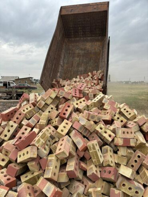 Пустотелый, дырчатый, Жженый кирпич, Полублок, 250×120×90 Бишкек - изображение 4