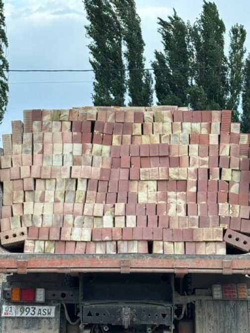Пустотелый, дырчатый, Жженый кирпич, Полублок, 250×120×90 Бишкек - изображение 3