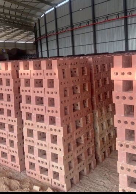 Пустотелый, дырчатый, Жженый кирпич, Полублок, 250×120×90 Бишкек - изображение 4