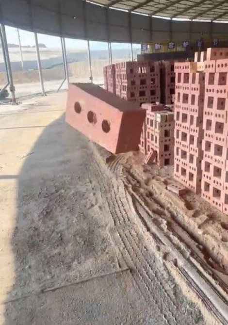 Пустотелый, дырчатый, Жженый кирпич, Полублок, 250×120×90 Бишкек - изображение 3