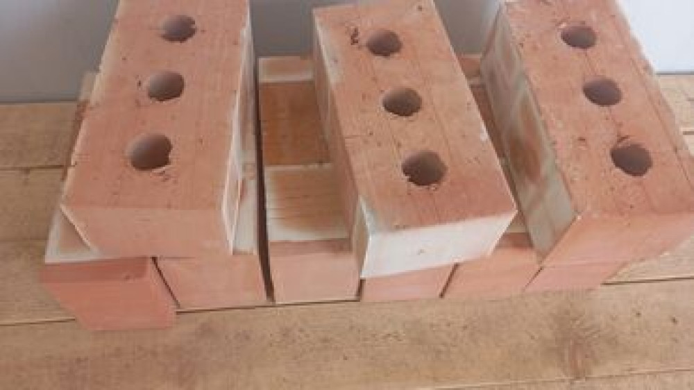 Пустотелый, дырчатый, Жженый кирпич, Полублок, 250×120×90 Бишкек - изображение 1