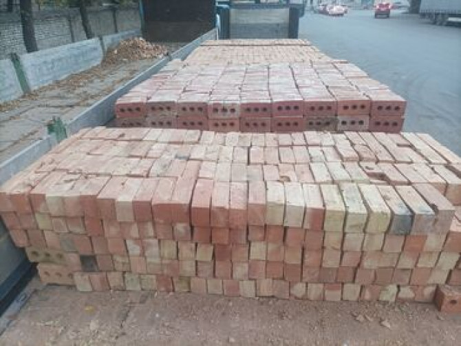 Пустотелый, дырчатый, Жженый кирпич, Полублок, 250×120×85 Бишкек - изображение 3