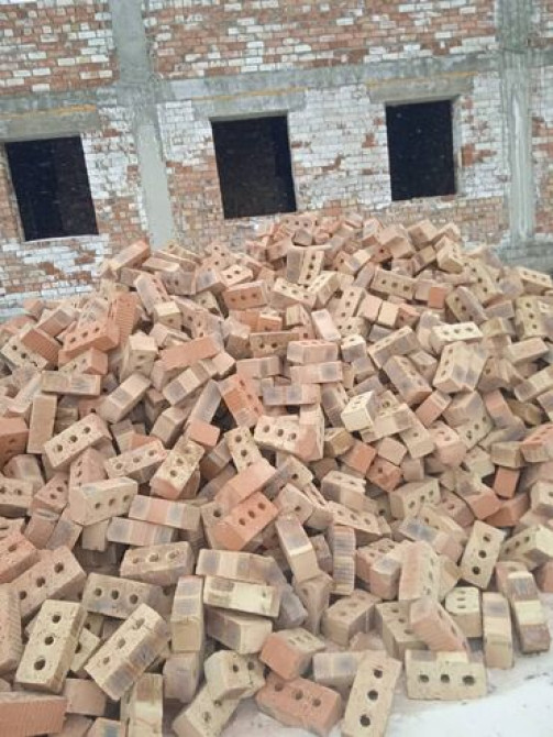 Пустотелый, дырчатый, Жженый кирпич, Полублок, 250×120×90 Бишкек - изображение 2